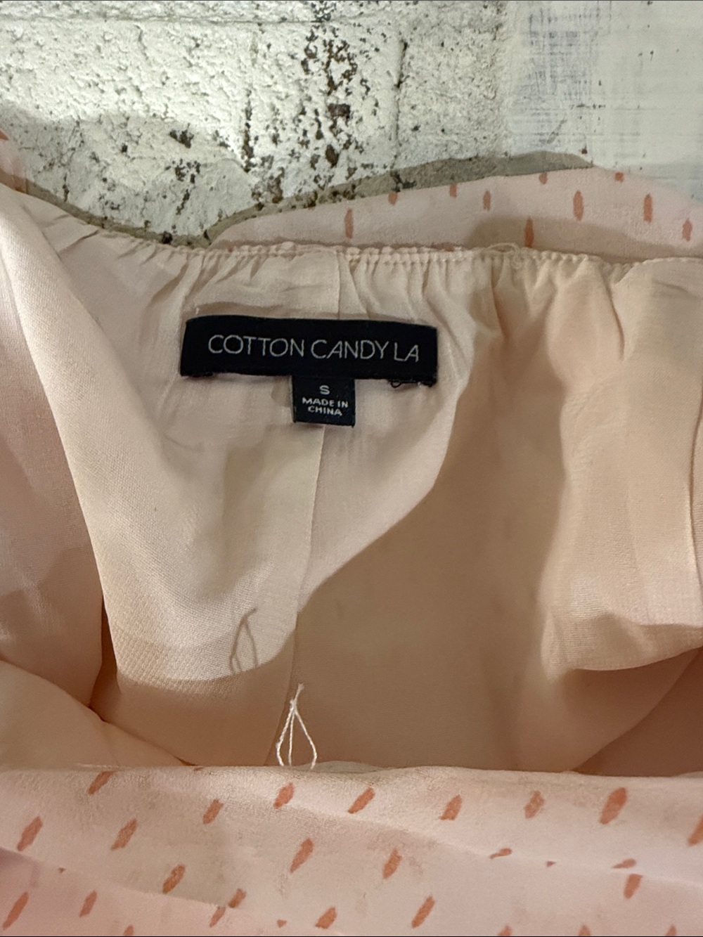Cotton Candy LA Soft Blush Printed Dress